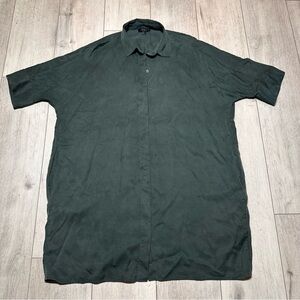 COS Dark Green Shirt Dress